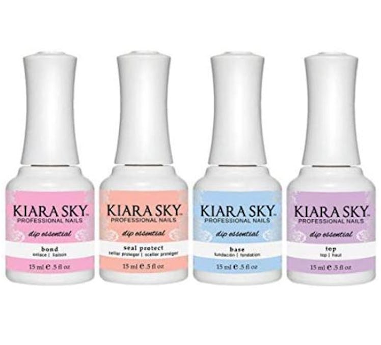 If you're looking for the best top coats for dip nails, consider this kit from Kiara Sky that includ...