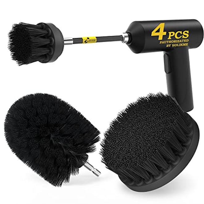 Holikme Drill Brush Power Cleaning Brush Attachment (4-Pack)