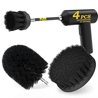 Holikme Drill Brush Power Scrubber Cleaning Brush (4-Pack)