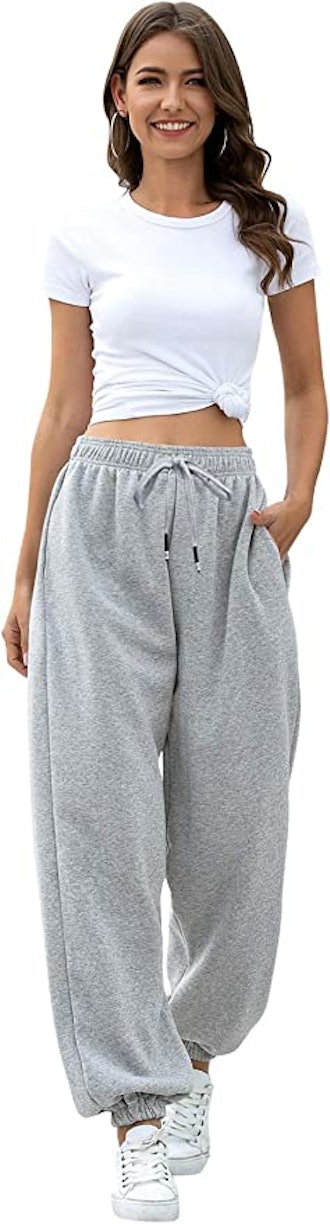VINMEN Cinch-Bottom Sweatpants