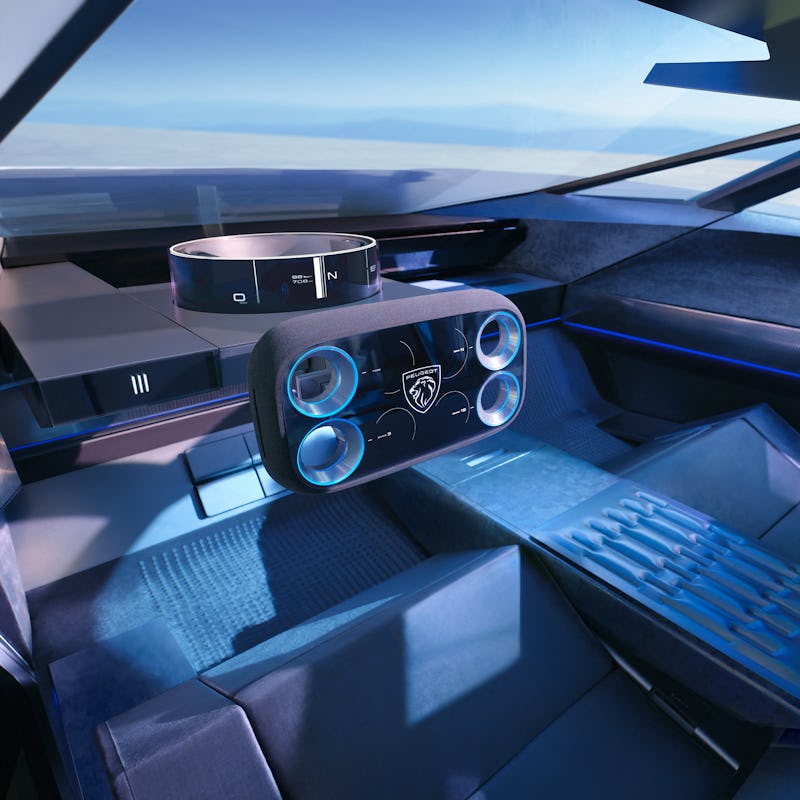 Peugeot Inception Concept EV dashboard