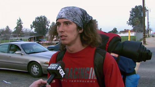 Caleb McGillvary, aka "Kai the Hitchhiker" from 'The Hatchet Wielding Hitchhiker' via Netflix's pres...