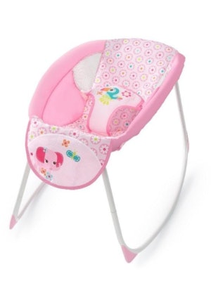 A rocking baby sleeper in a story about what to do with your Fisher-Price Rock 'N Play