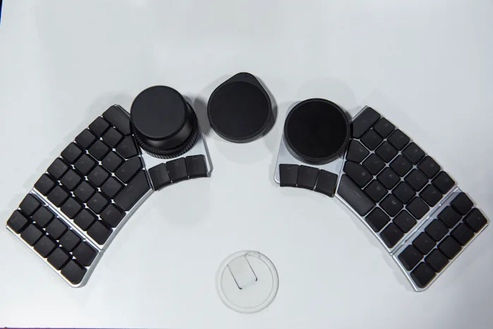 Computre Keyboad Stack This modular keyboard includes a dial and trackpad for peak productivity