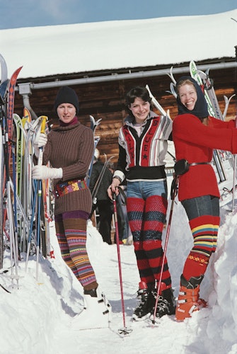 The History Of Après Ski Fashion & How Mountain Style Has Evolved