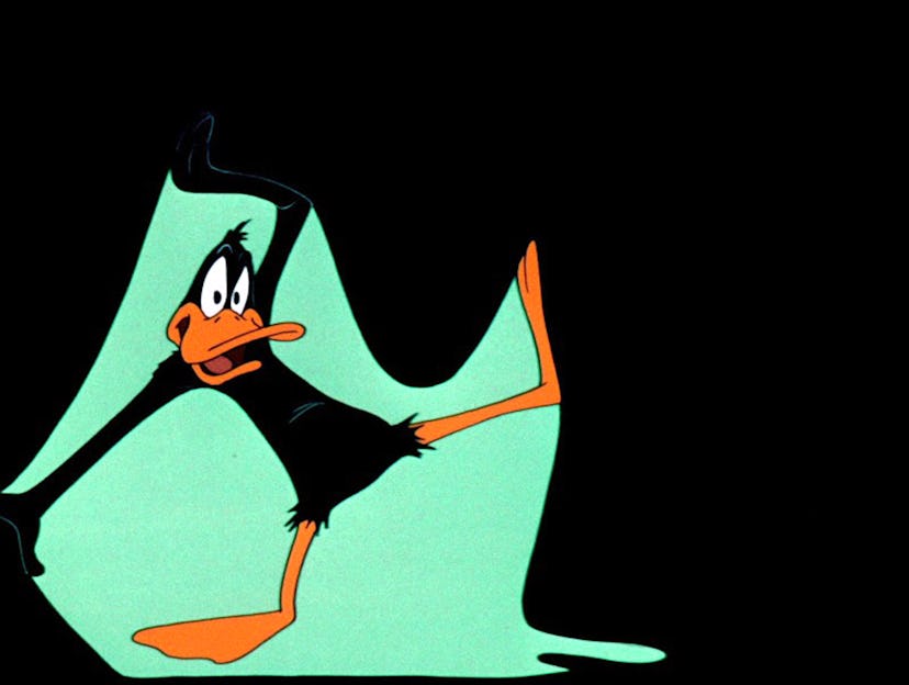 Daffy Duck in 'Duck Amuck.'
