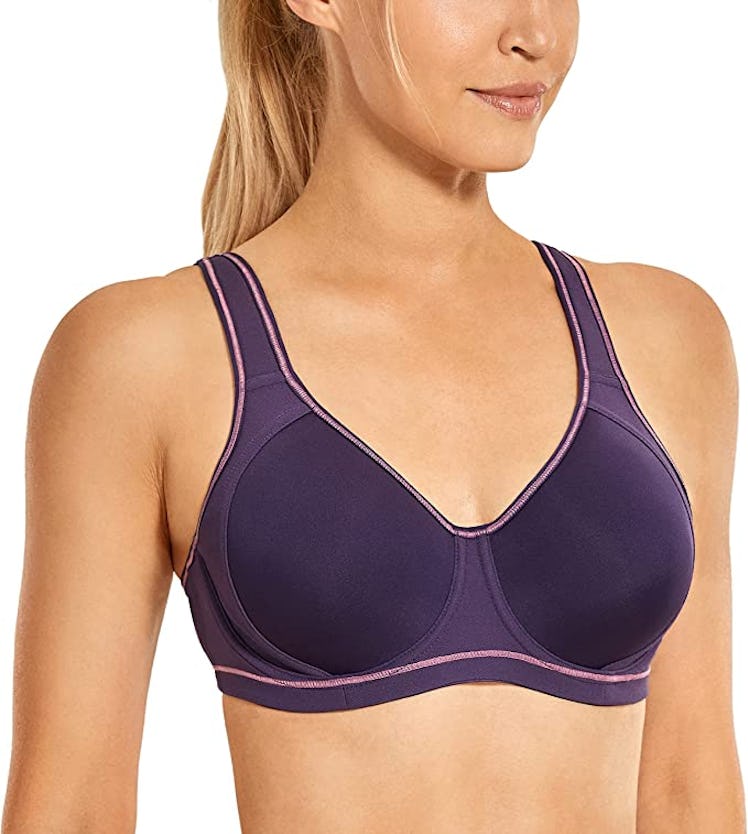 SYROKAN Underwire Sports Bra With Underwire