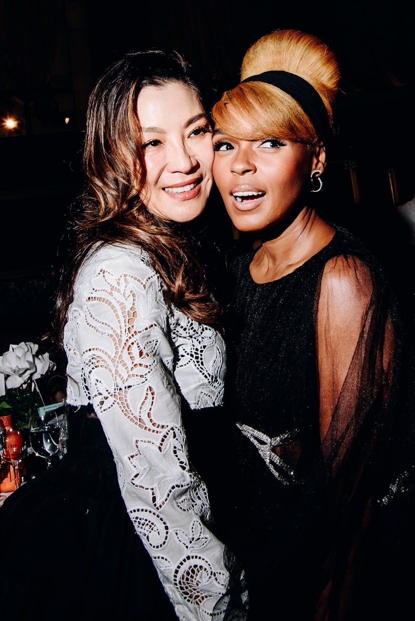 Michelle Yeoh and Janelle Monáe at The National Board of Review Annual Awards Gala held at Cipriani ...