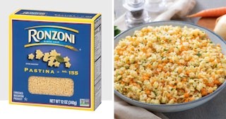 Ronzoni announced it's discontinuing the pastina pasta.