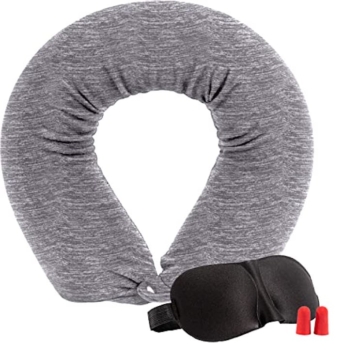 Lusso Gear Twist Memory Foam Travel Pillow
