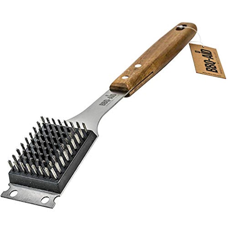 BBQ-Aid Barbecue Grill Brush and Scraper