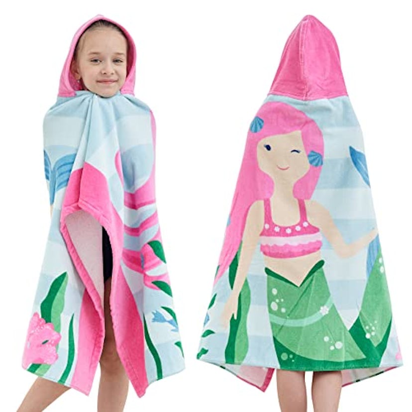 Bavilk Kids Hooded Bath Beach Towel