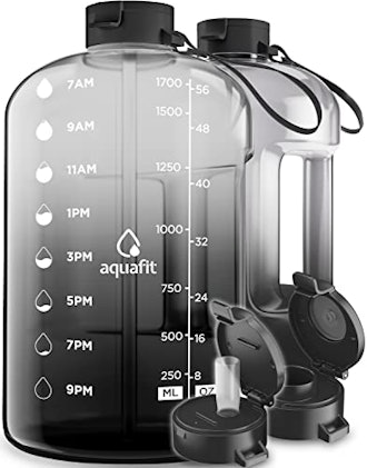 AQUAFIT Water Bottle With Times To Drink