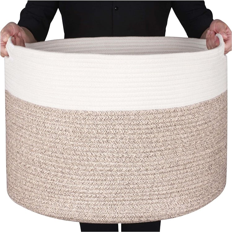 MINTWOOD Design Woven Cotton Rope Basket