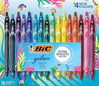 BIC Gel-ocity Quick Dry Gel Pen (16-Pack)