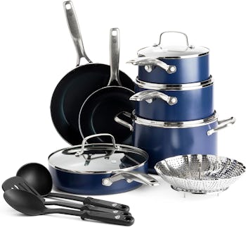  Blue Diamond Cookware Diamond Infused Ceramic Nonstick (14 Pieces)