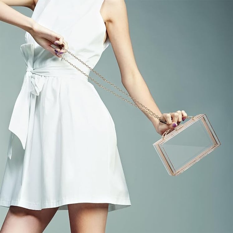 WJCD Clear Clutch Bag