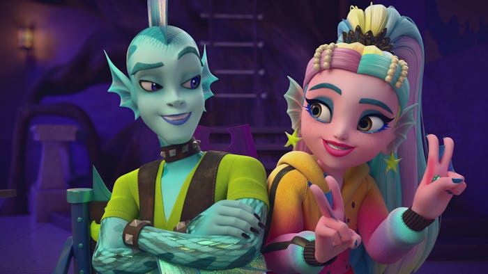 A still from "Power Heist" a new 'Monster High' special premiering October 11.