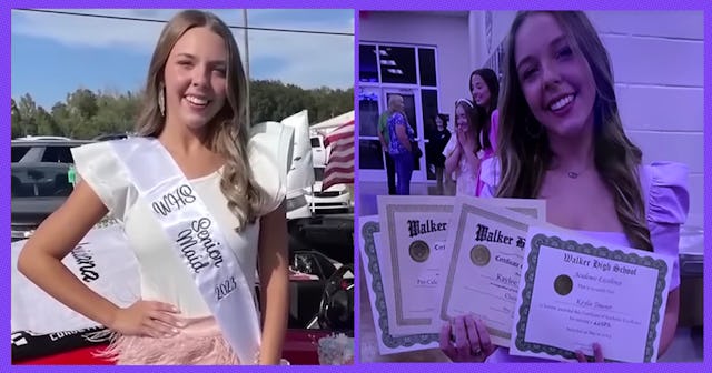 A high school senior is getting national support after a video of her "twerking" landed her in the p...