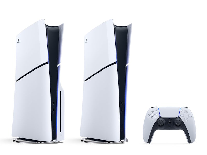 photo of new slim PS5 models