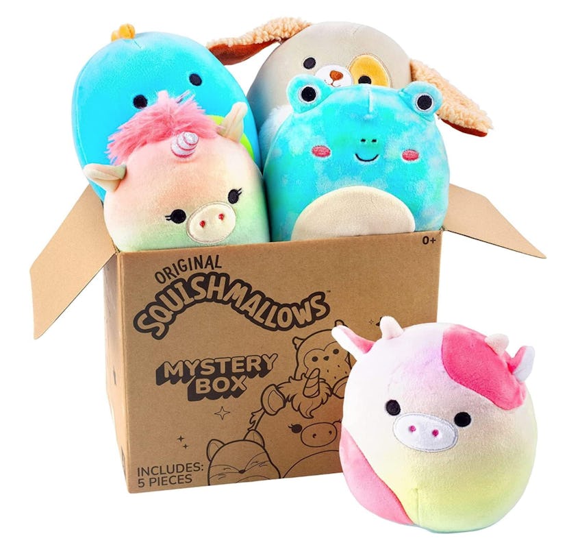 Squishmallow 5-Inch Plush Mystery Box 5-Pk