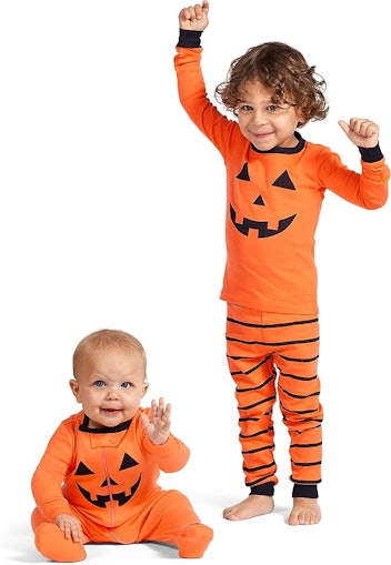 The Children's Place Baby and Toddler, Halloween Pumpkin Pajamas