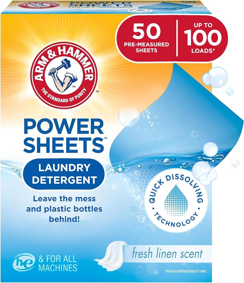 Arm & Hammer Power Sheets Laundry Detergent (50 Count)