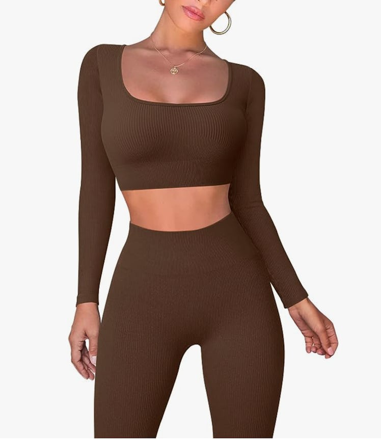 OQQ 2-Piece Workout Outfit