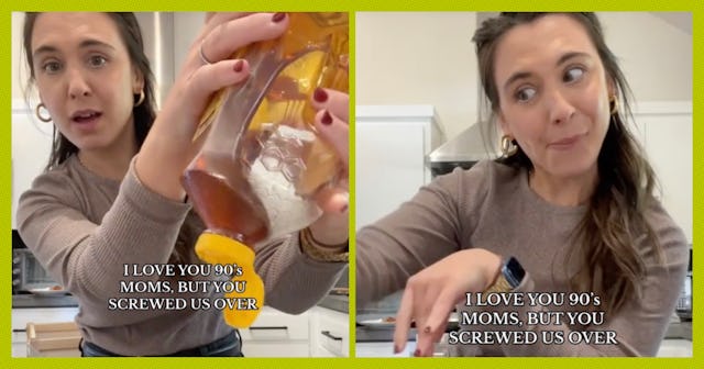 One mom on TikTok broke down what it was like to be a 90s mom.