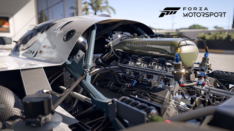 Forza Motorsport race car engine