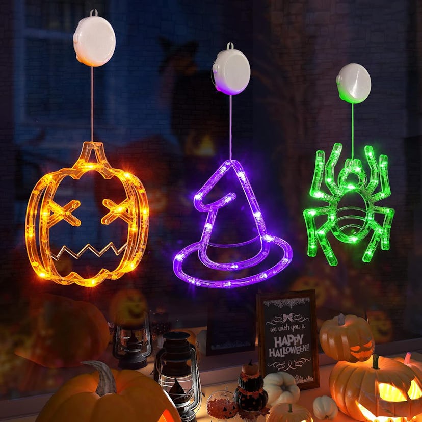 3 Pack Halloween Window Lights