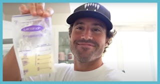 Brody Jenner thought it fascinating to substitute his typical almond milk for a splash of breast mil...