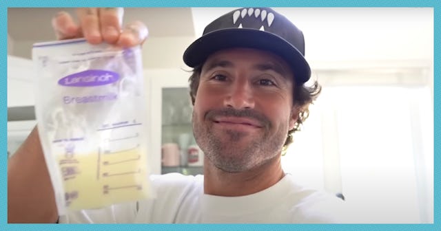 Brody Jenner thought it fascinating to substitute his typical almond milk for a splash of breast mil...
