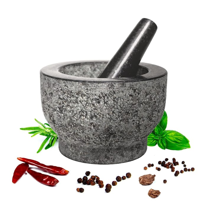 HiCoup Kitchenware Granite Mortar & Pestle Set 