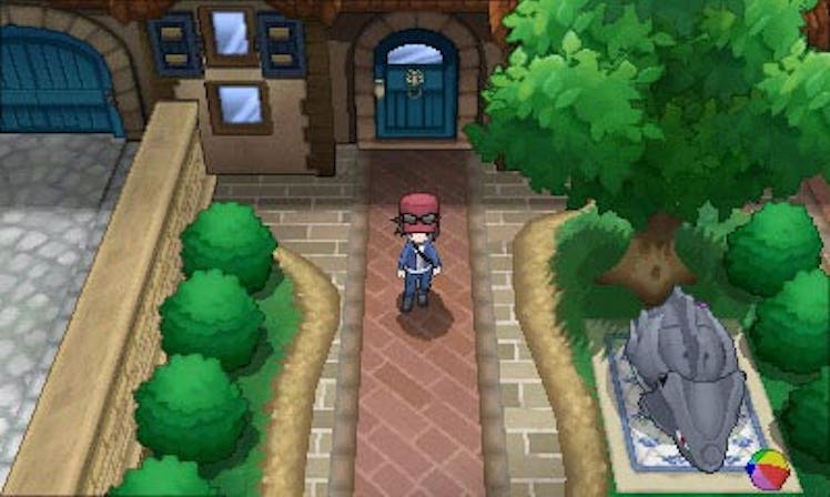 A screenshot from Pokémon X and Y