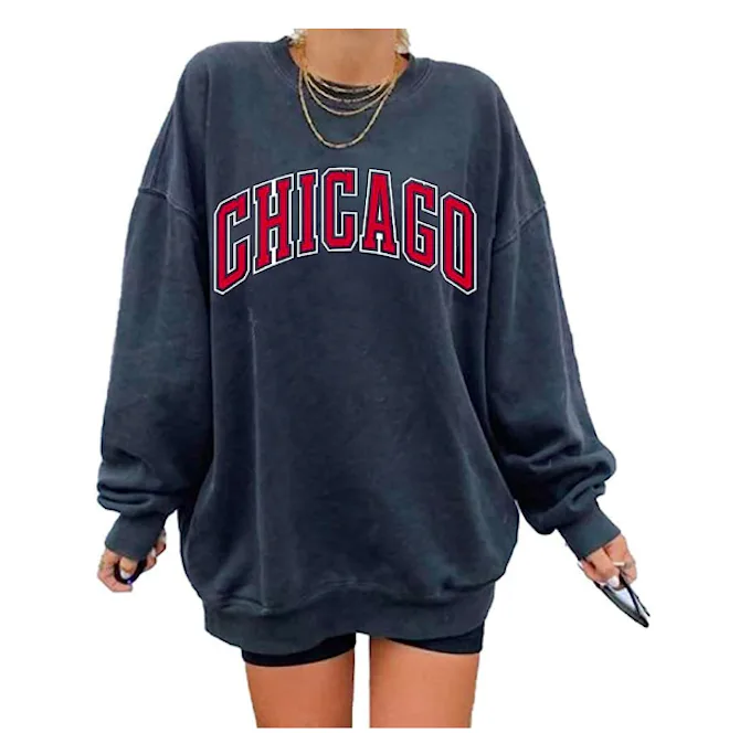 Langwyqu Crewneck Pullover Sweater