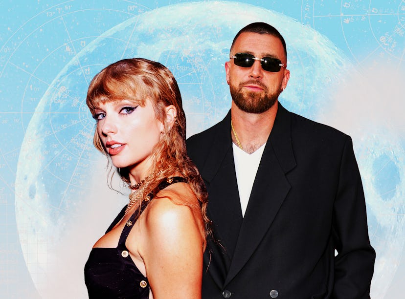 Taylor Swift's Sagittarius sun sign is astrologically compatible with Travis Kelce's Sagittarius moo...