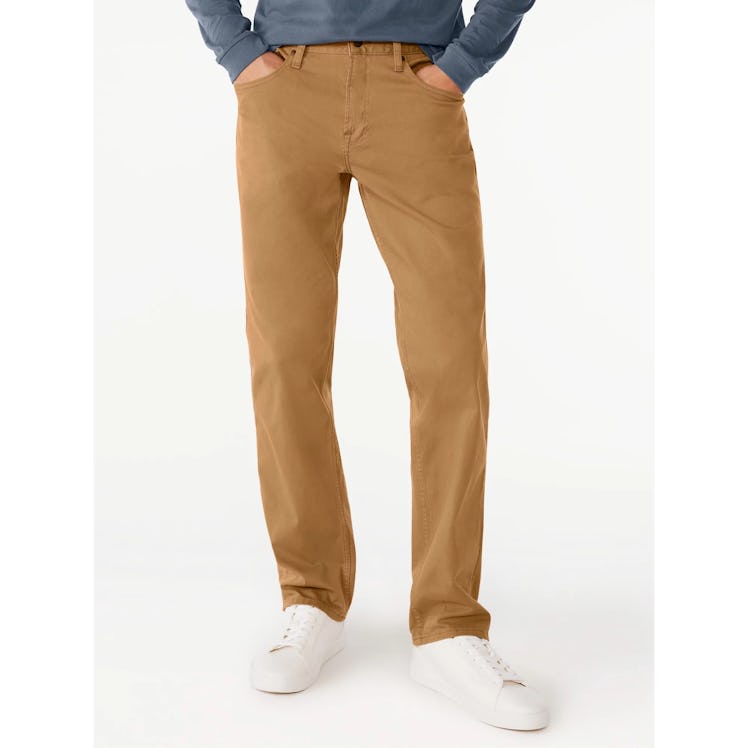 Mid Rise Modern Straight Compact Twill Jeans