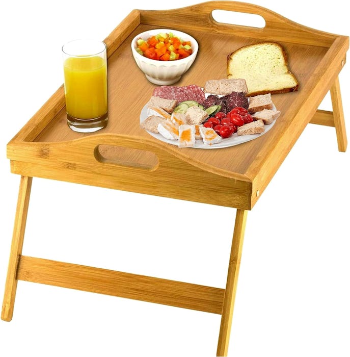 Home-It Bamboo Bed Tray