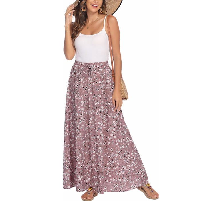 Bluetime High Waisted Maxi Skirt