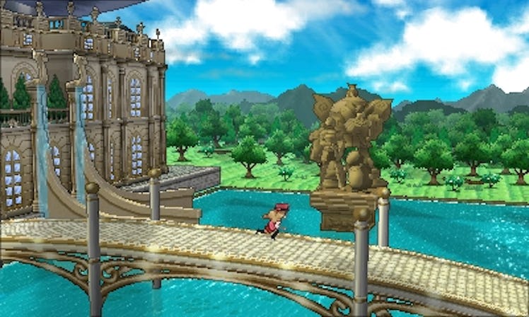 The 3D world of Kalos from Pokémon X and Y