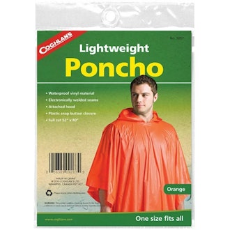 Lightweight Reusable Emergency Poncho