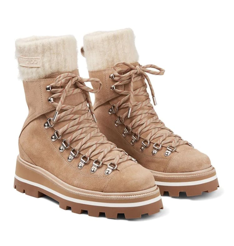 tan ankle hiking boots