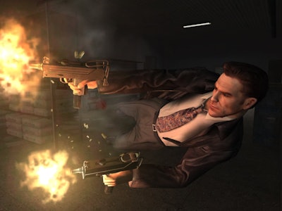 A screenshot of Max Payne in Max Payne 2: The Fall of Max Payne