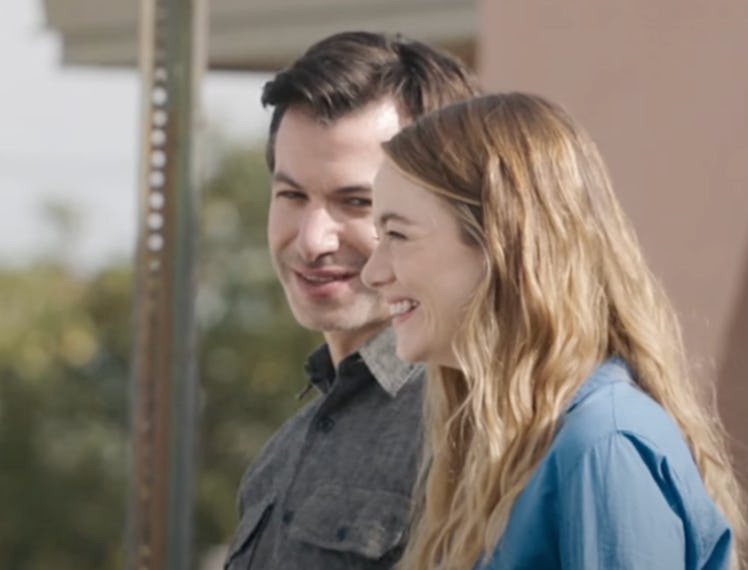 Emma Stone and Nathan Fielder in "The Curse"
