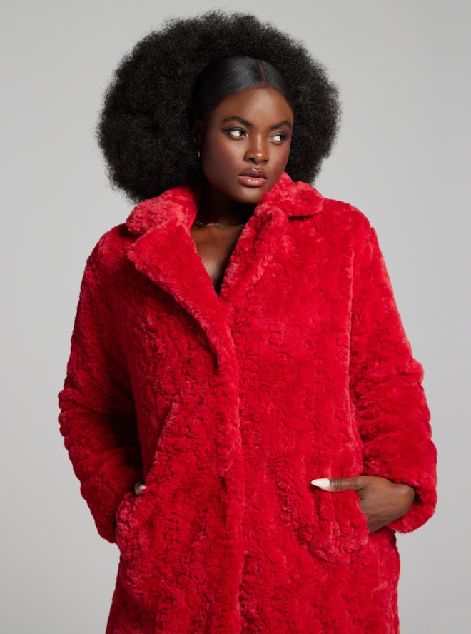 Maxine Faux Fur Midi Coat