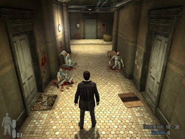 Screenshot of hallway in Max Payne 2