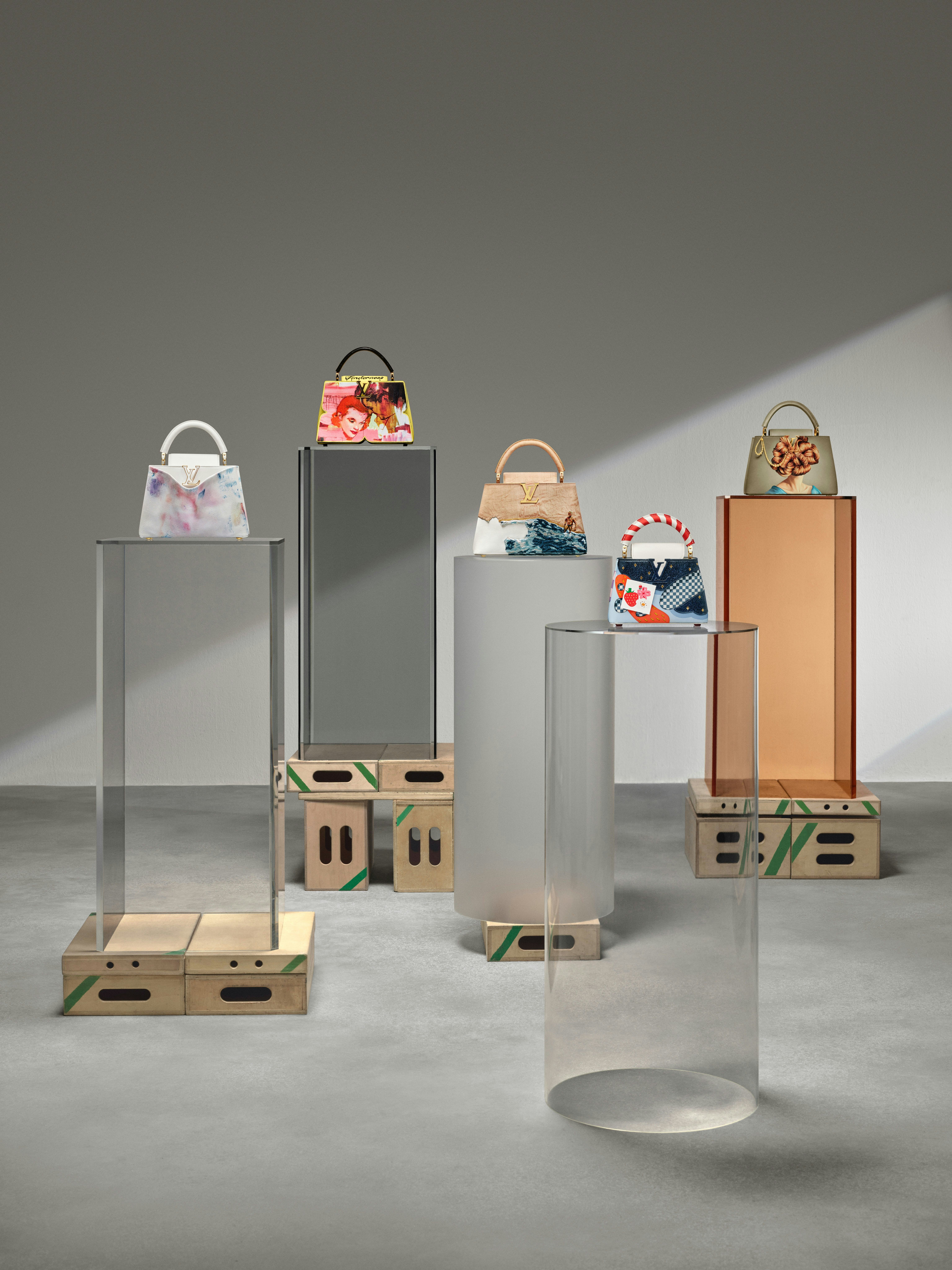 Louis Vuitton バックアップ バックアップ バイカラー モノグラム・アンプラント レザー