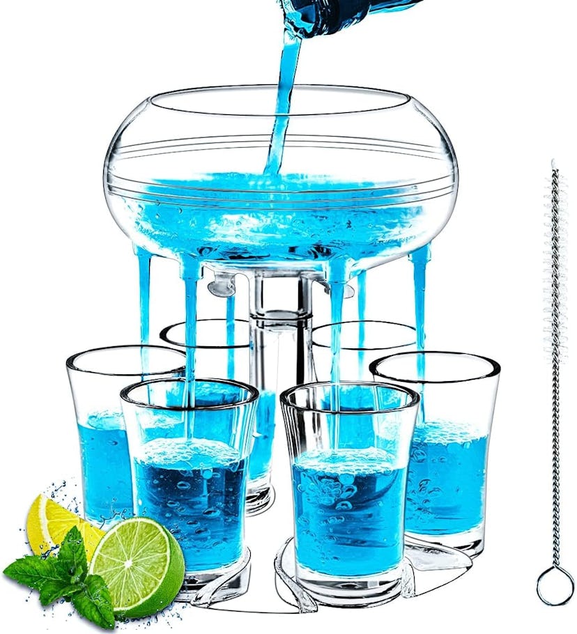 MOKOQI Acrylic Shot Glasses Dispenser