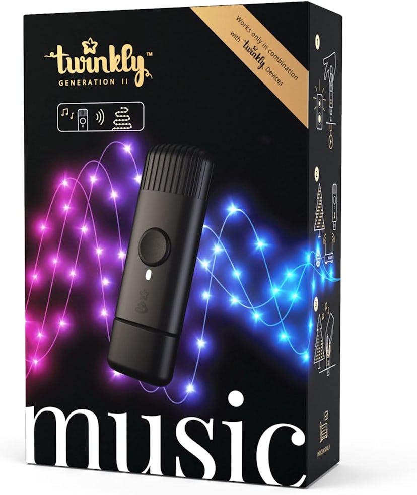 Twinkly Music Bluetooth/Wi-Fi USB-Powered Sound Sensor Lights